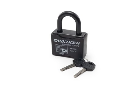 Qvarken Klass 3 Hänglås, 2 nycklar